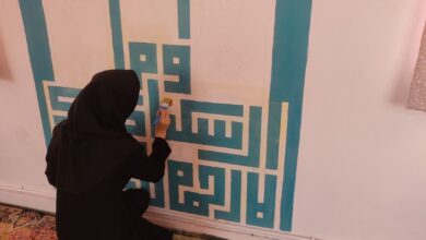 اقدام جهادی و خودجوش دبیری متعهد برای زیباسازی نمازخانه با هزینه شخصی