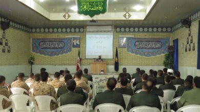 اجلاس نماز ناحیه مقاومت بسیج شهرستان فریدن اصفهان