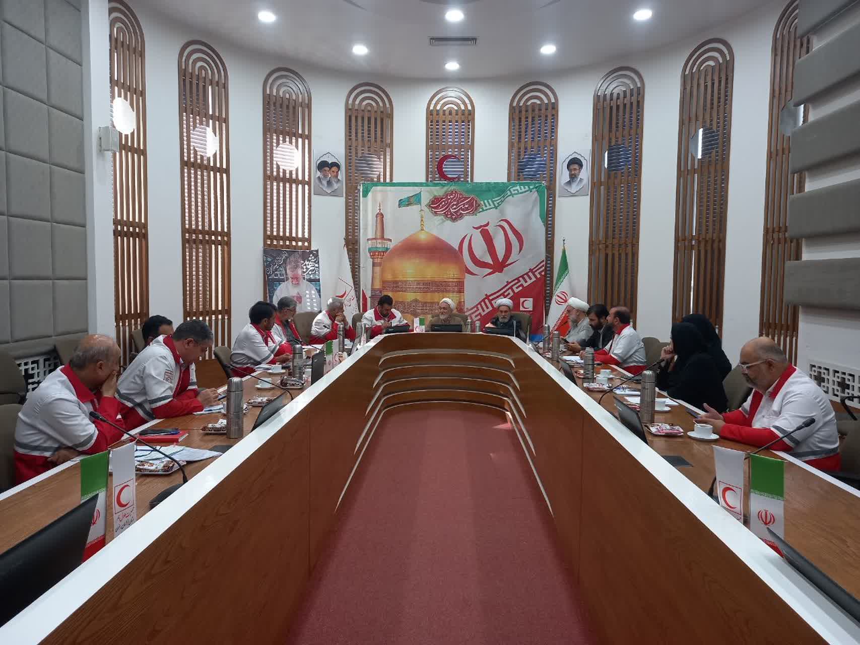 شورای اقامه نماز جمعیت هلال احمر خراسان رضوی برگزار شد
