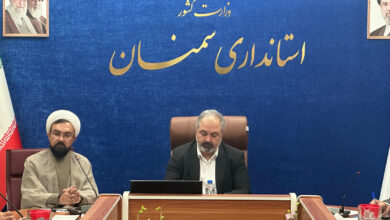 جلسه شورای اقامه نماز استانداری سمنان برگزار شد